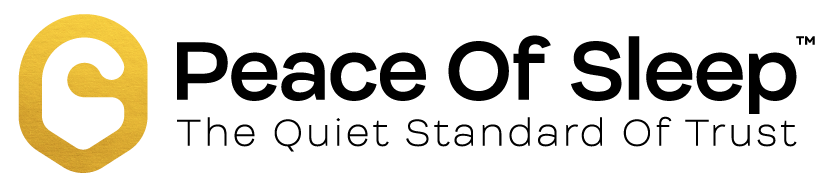 POS mark on light background