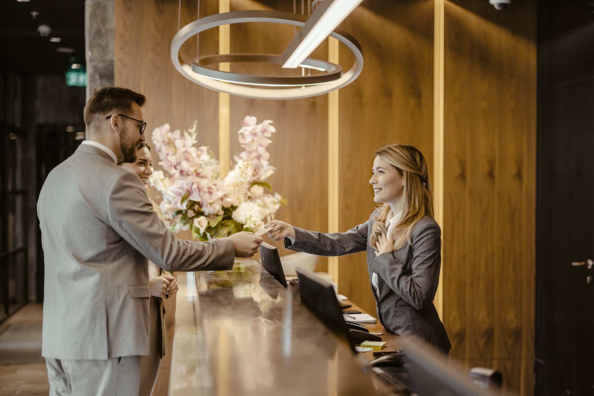 Hotel reception